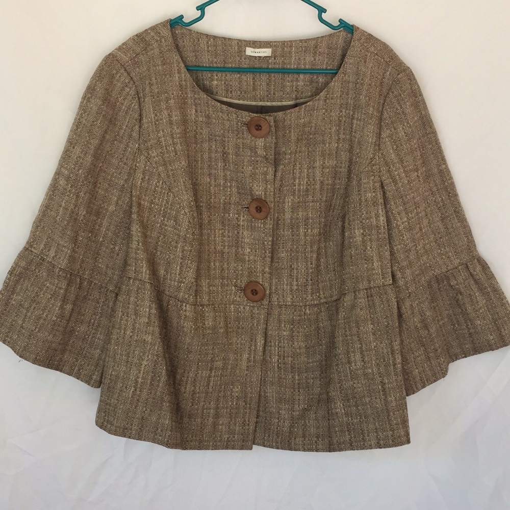 Brown tweed jacket